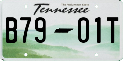 TN license plate B7901T
