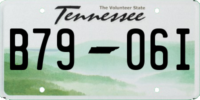 TN license plate B7906I