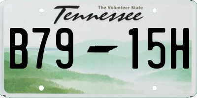 TN license plate B7915H