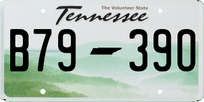 TN license plate B7939O