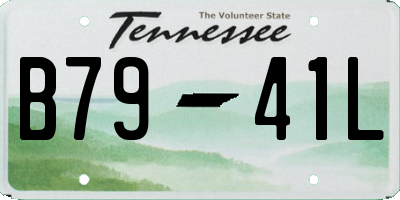 TN license plate B7941L