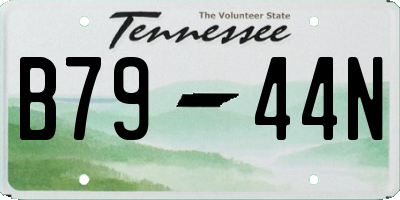 TN license plate B7944N
