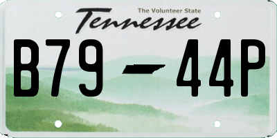 TN license plate B7944P