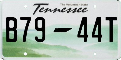 TN license plate B7944T