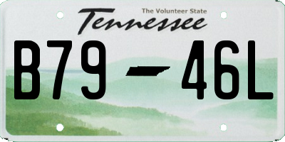 TN license plate B7946L