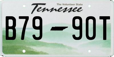 TN license plate B7990T