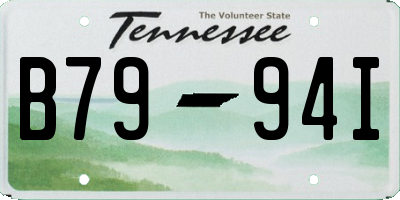 TN license plate B7994I