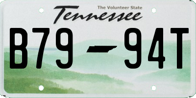 TN license plate B7994T