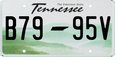 TN license plate B7995V