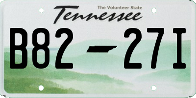 TN license plate B8227I