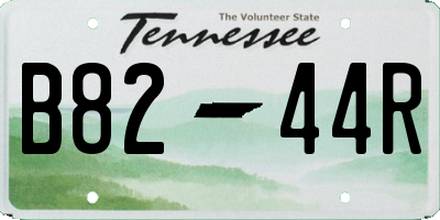 TN license plate B8244R