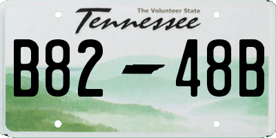 TN license plate B8248B
