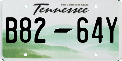 TN license plate B8264Y