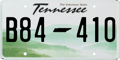 TN license plate B8441O