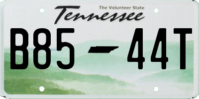 TN license plate B8544T