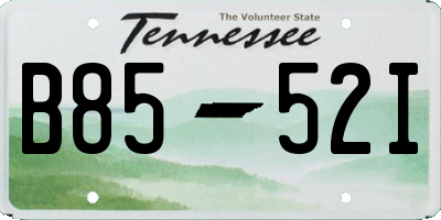 TN license plate B8552I