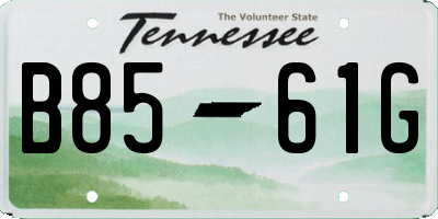 TN license plate B8561G