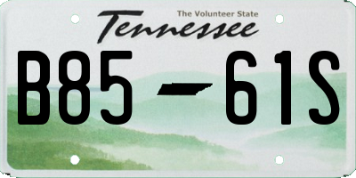 TN license plate B8561S