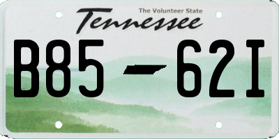 TN license plate B8562I