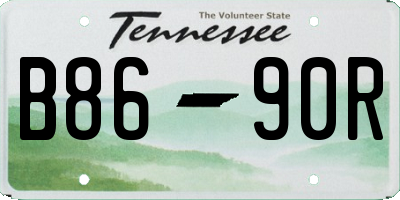 TN license plate B8690R