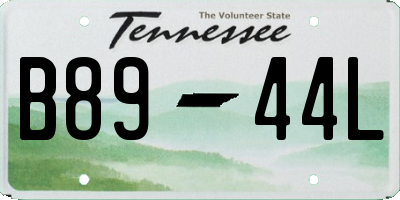 TN license plate B8944L