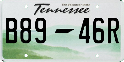 TN license plate B8946R