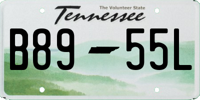 TN license plate B8955L