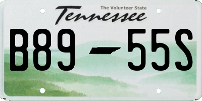 TN license plate B8955S