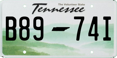 TN license plate B8974I