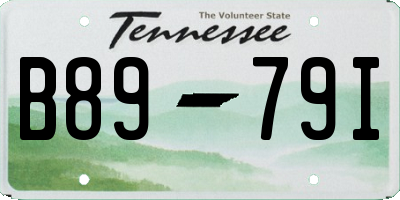 TN license plate B8979I