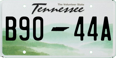 TN license plate B9044A