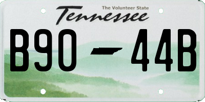 TN license plate B9044B