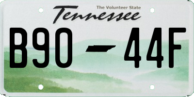 TN license plate B9044F