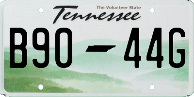 TN license plate B9044G