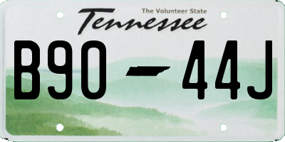 TN license plate B9044J