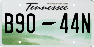 TN license plate B9044N