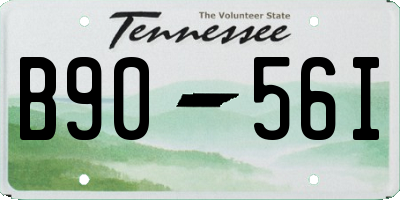 TN license plate B9056I