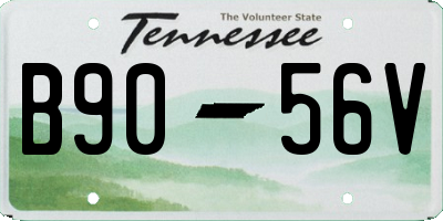 TN license plate B9056V