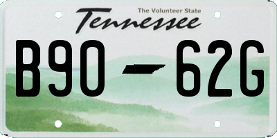 TN license plate B9062G