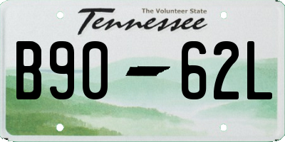 TN license plate B9062L