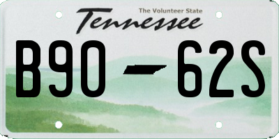 TN license plate B9062S