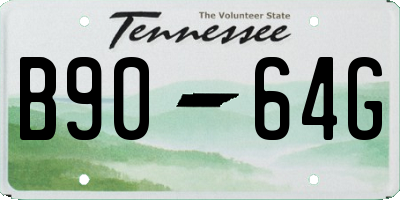 TN license plate B9064G