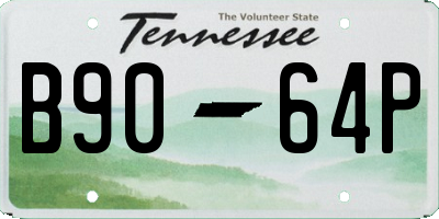 TN license plate B9064P