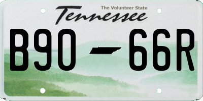 TN license plate B9066R