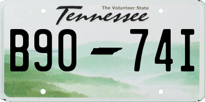 TN license plate B9074I