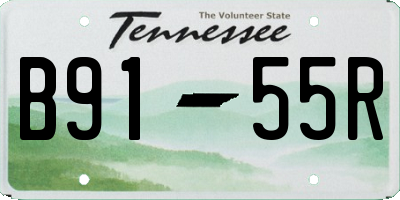 TN license plate B9155R