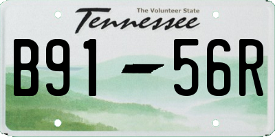 TN license plate B9156R