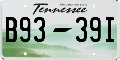 TN license plate B9339I