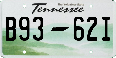 TN license plate B9362I