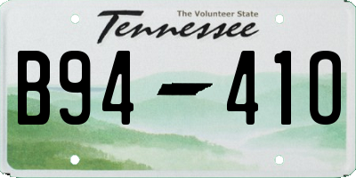 TN license plate B9441O